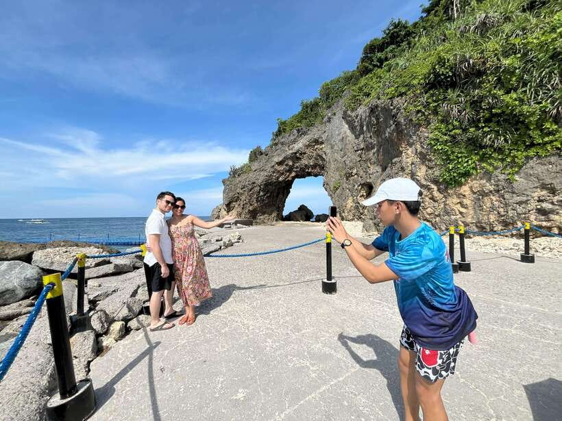 2-Hour Boracay Land Tour via Etrike - Puka Shell Beach: signage photos, relaxation time, and optional extras