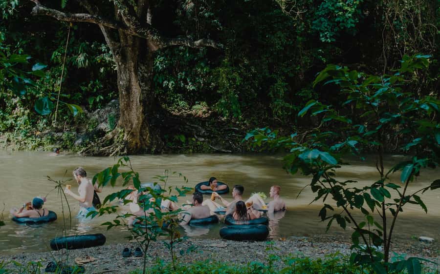Beyond Boracay River Fun & Sunset Cruise by Haqqy Life - The Nabaoy River Stop: Photos, Swimming, and a Big Filipino Meal