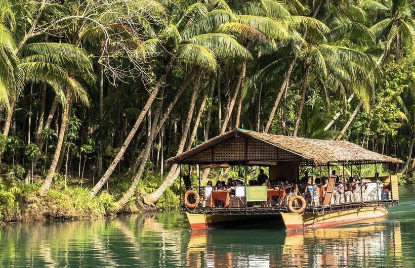 Bohol: Countryside Tour with Loboc (Buffet Lunch) - Chocolate Hills and Baclayon Church, Spanish-era stops with big views