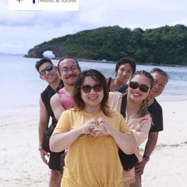 Boracay Discovery: Land Tour Experience - Bolabog Beach: slanting tree photos and the I Love Boracay sign