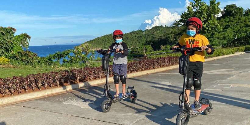 Boracay: Dualtron E-Scooter Ride - Practice Session First: How Beginner-Friendly It Really Works