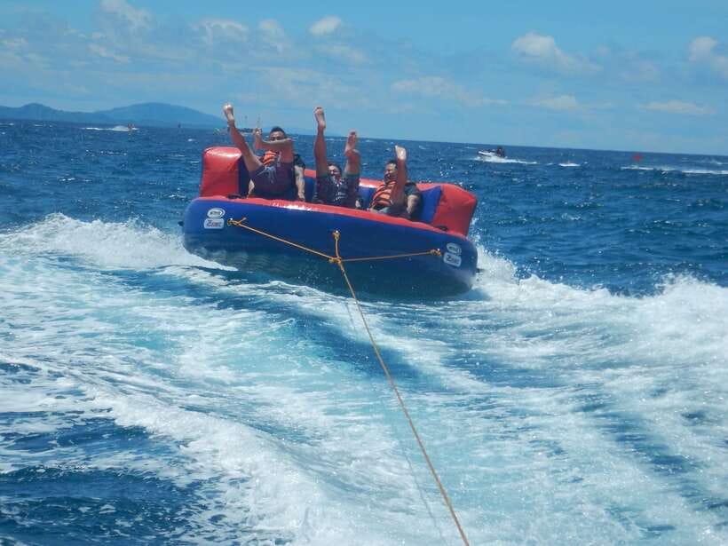 Boracay: Flying Donut Water Tubing Experience - How the Staff Setup Works Once You Reach the Floating Station