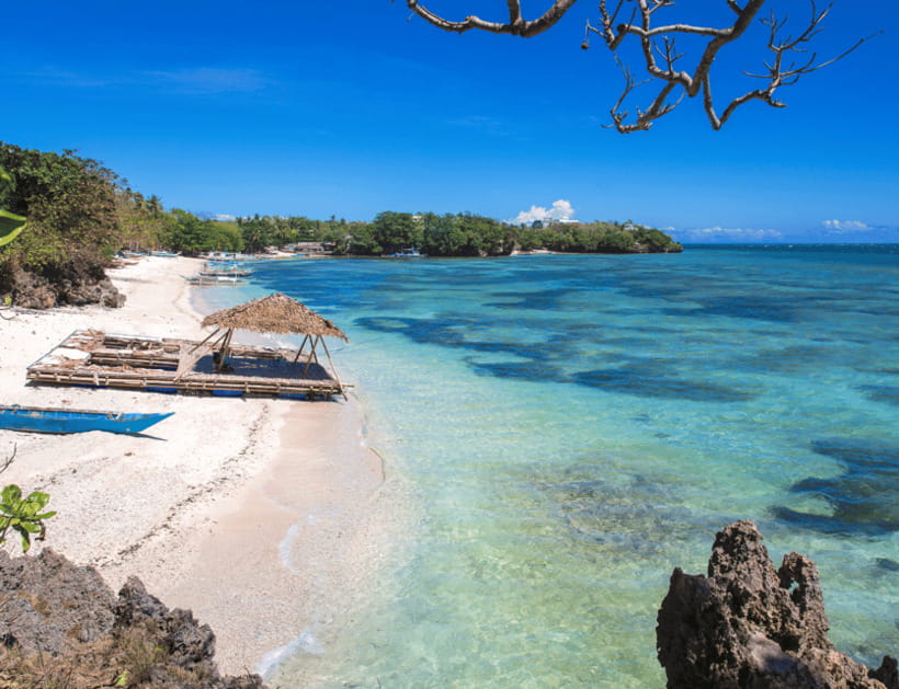 Boracay: Island Hopping with Lunch and Hot Kawa Bath - Boodle Fight lunch: the food part is genuinely the best break