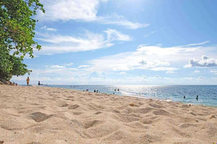Boracay Private Land Tour - Puka Beach: white sands and a swim option