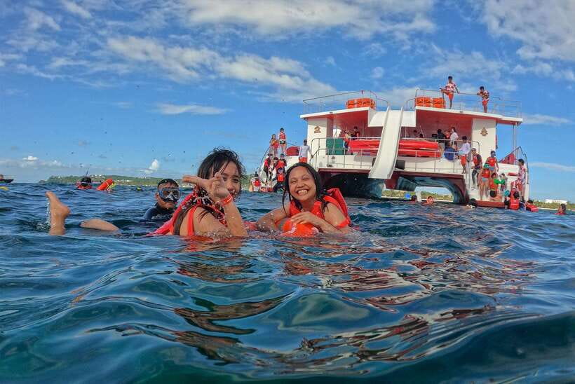 Boracay: Red Whale Party Cruise w/ Snacks & Water Activities - Party Yacht Vibe on Boracay Waters