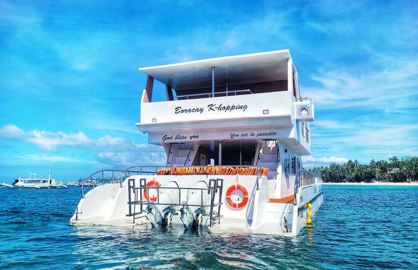 Boracay: Ultimate Party Cruise aboard the Andy World Yacht - What the Sunset Views Are Like From the Water