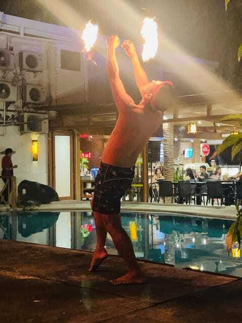 Borocay: Fire Dancing Show at Red Coconut Beach Hotel - The ₱150 credit is the real value lever, not just the ticket price