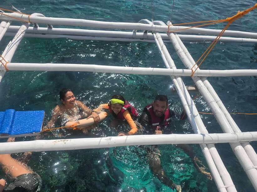 Cebu Island Hopping with Lunch - Gilutungan Marine Sanctuary: the snorkeling stop that does the heavy lifting
