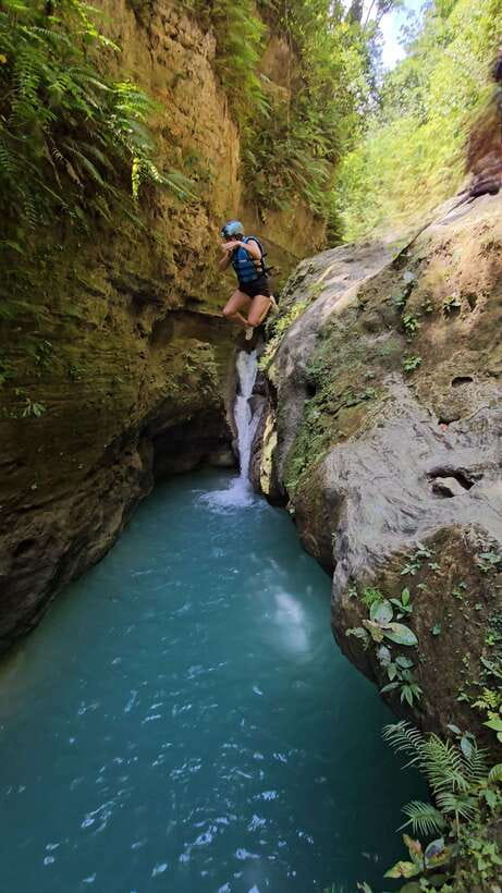Cebu: Kawasan Canyoneering & Sardines Run and Turtle Chase - Kawasan Falls Canyoneering: Slides, Jumps, and Guided Landings