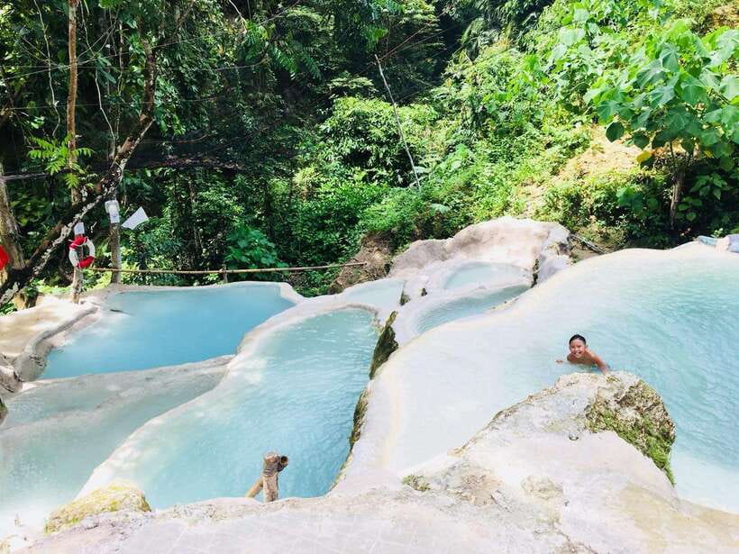Cebu: Oslob Whale Shark, Simala Church & Ka Treasure Argao - Ka Treasure Water Terraces Mountain Resort: swim, hammocks, and mountain views