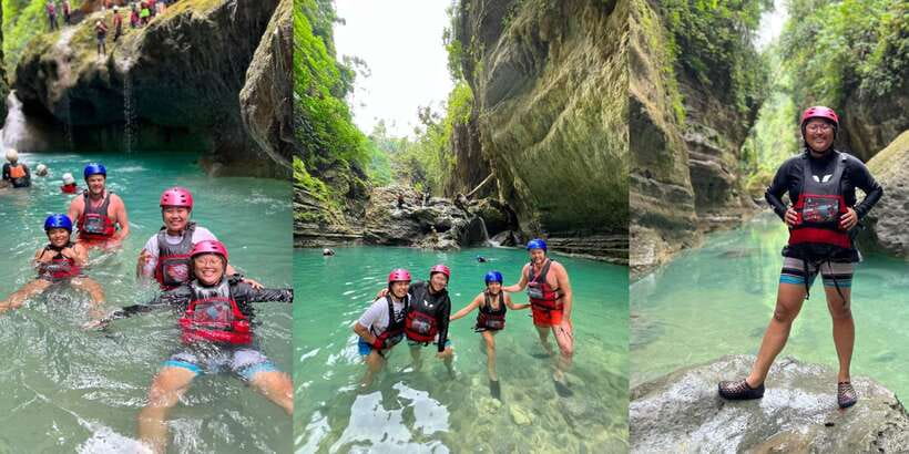 Cebu: Oslob Whaleshark Experience & Canyoneering Adventure - Kawasan Falls with guided time, swimming, and a lunch at the 2nd level