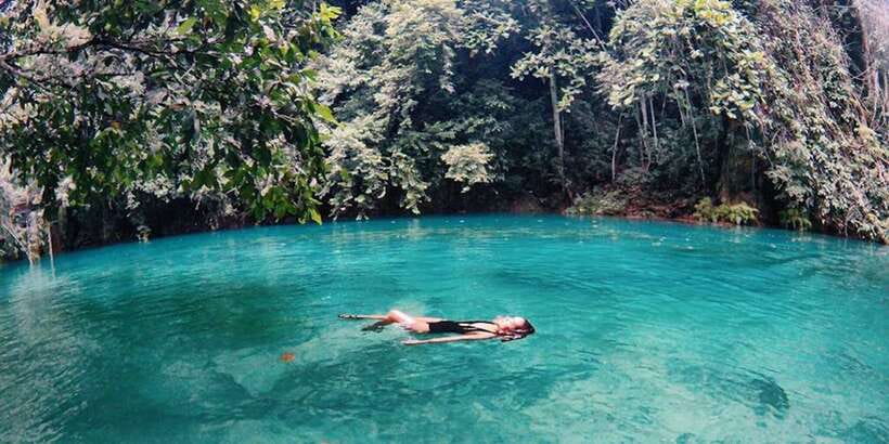 Cebu: Osmeña Peak and Kawasan Falls Canyoneering Day Trip - Kawasan Falls canyoneering: jumps, slides, swimming, and clear safety rules