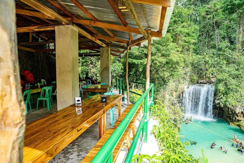Cebu: Whale Shark Snorkeling & Kawasan Canyoning Tour - Lunch by Kawasan Falls: The One Meal that Actually Sits in the Scene