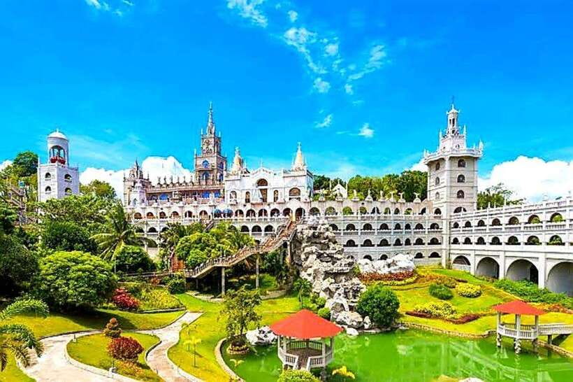 Cebu: Whale Sharks, Ka-Treasure Water Terraces & Simala Tour - Simala Church: castle-like architecture, a real dress code, and quiet time