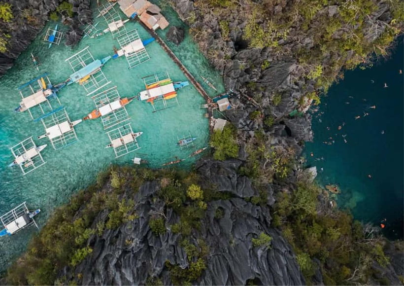 Coron: Island Tour B - Getting to the water fast from Coron Town