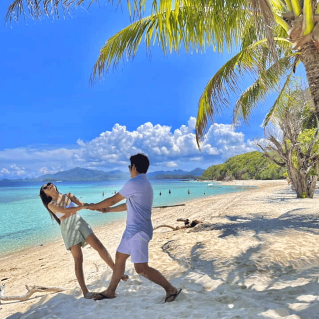 Coron Palawan - Island Escapade w/ Beachside Buffet Lunch - Malcapuya Island: your main swim and sand time