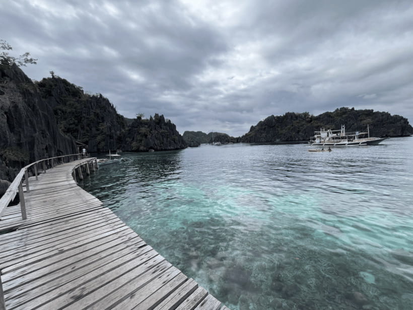 Coron: Private Boat Hire with Guided Tour and Lunch on Beach - How kayaking and snorkeling choices affect your day