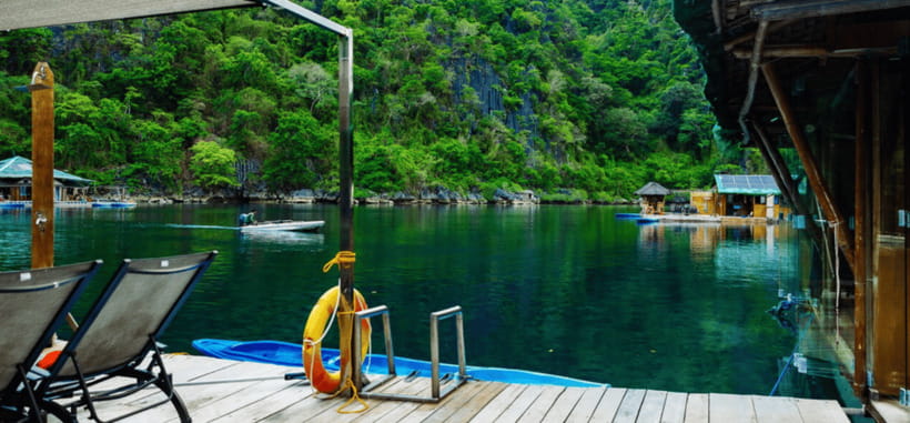 Coron: Pukaway Cave Underground Lake Tour w/Lunch (Shared) - First big moment: getting into Pukaway Cave