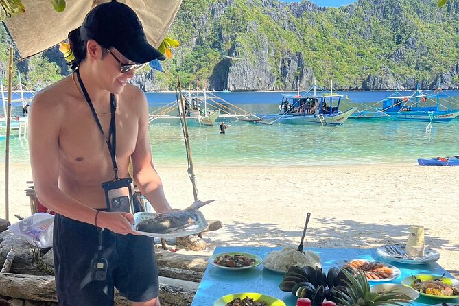 El Nido Full Day Tour C with Buffet Lunch - Secret Beach: The Calm Cove With Limestone Walls and Coral