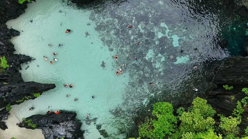 El Nido:Private Tour D with Highlights Small & Cadlao Lagoon - Serenity Beach and Pasandigan Beach sand time, the reset you need