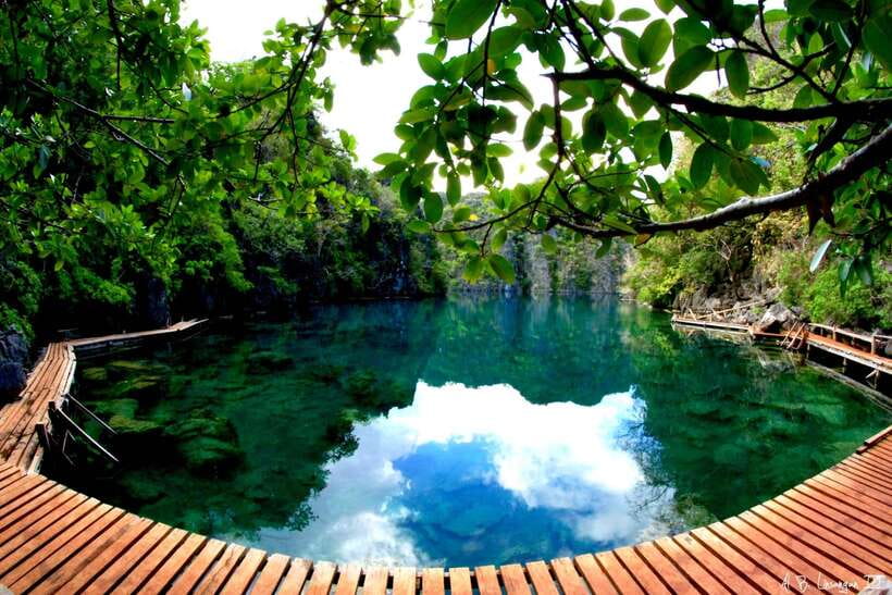 From Coron: Twin Lagoon and Skeleton Wreck Cruise with Lunch - Twin Lagoon: the swim highlight everyone remembers