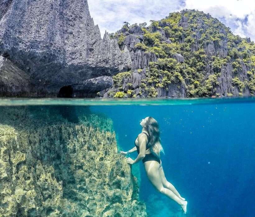 From Coron: Twin Lagoon and Skeleton Wreck Cruise with Lunch - Skeleton Wreck snorkeling: classic Coron with a safety net