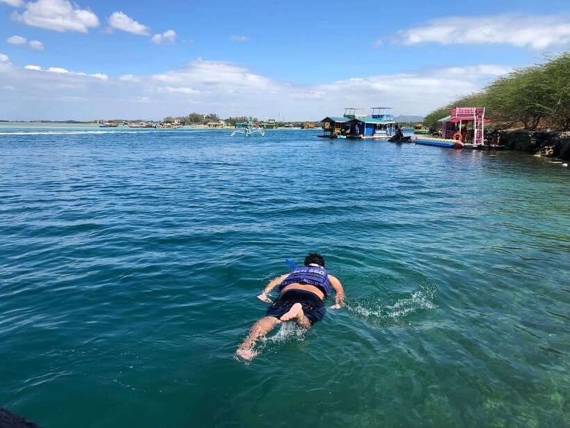 From Manila: Little Boracay Beach w/ Floating Bamboo Cottage - Price and value for about $155 per person