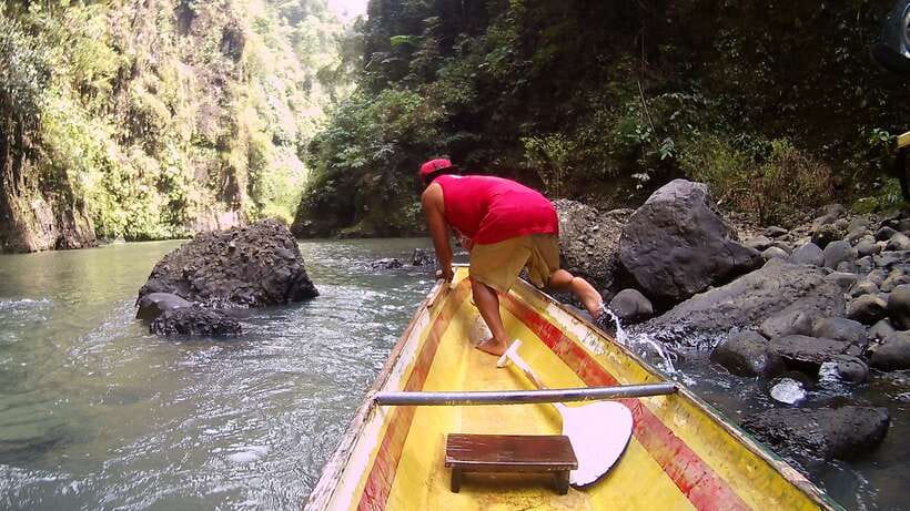 From Manila: Majestic Pagsanjan Falls Adventure - From Bumbungan River to the falls: the two-way adrenaline loop