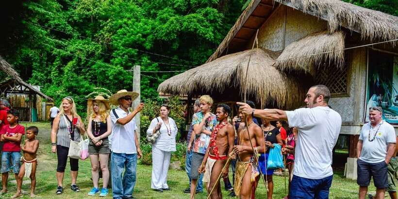 From Puerto Princesa: Trek to Batak Tribe Village - The hike to the Batak village: mountain trails, river crossings, and pacing