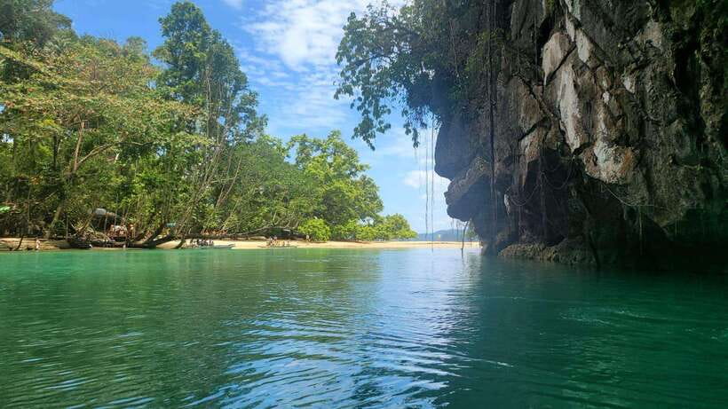 From Puerto Princesa: Underground River Guided Day Trip - The van to Sabang Wharf, then onto the boats