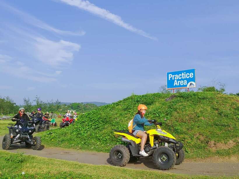 Legazpi: Mayon Volcano ATV Tour - Staff, helmets, and the photo help you will appreciate
