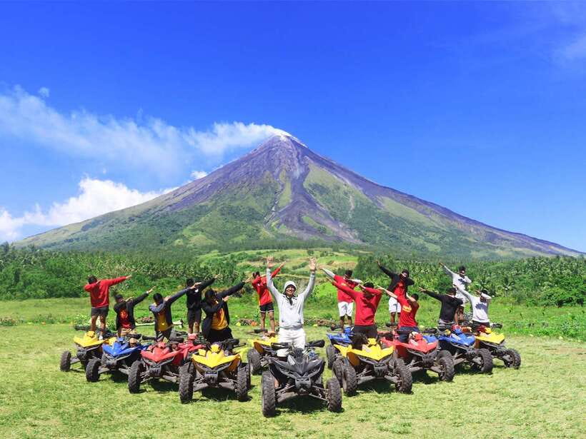 Legazpi: Mayon Volcano ATV Tour - The check-in vibe at Cagsawa Ruins Park and your practice run
