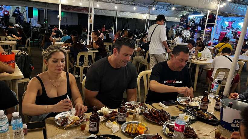 Makati Street food walking tour with Dinner - The rooftop bar stop: Manila views from high above the street
