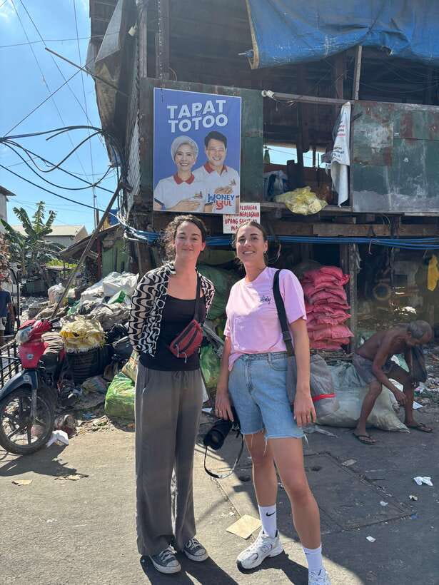 Manila slums: happy land, smokey mountain and ugbo food tour - Entering Happy Land of Tondo and meeting the pagpag world