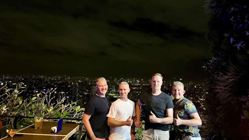 Manila Ultimate Nightlife Pub Crawl - Rooftop bar first, what that stop gives you
