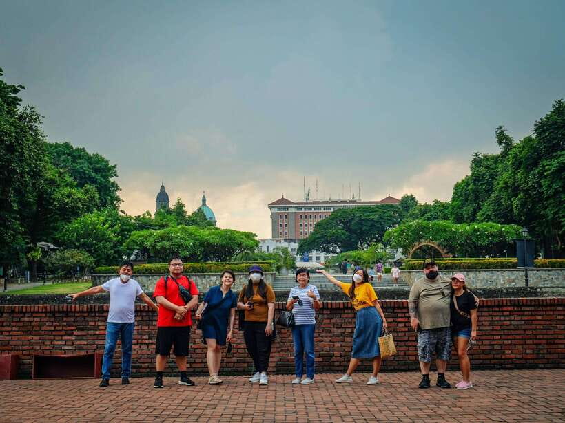 Manila: Walled City Intramuros Walking Tour - Manila Cathedral and Plaza Roma, where the walk opens up