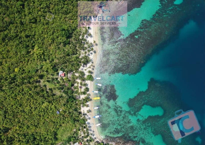 PORT BARTON: Full-day Shared Island Hopping Tour A - Maxima and Exotic Islands, plus the sandbar with starfish