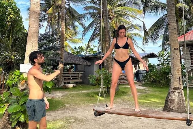 Private Tri Island Hopping & Boodle Fight Lunch in Siargao Island - Stop 1: Guyam Island for calm swimming and easy water time