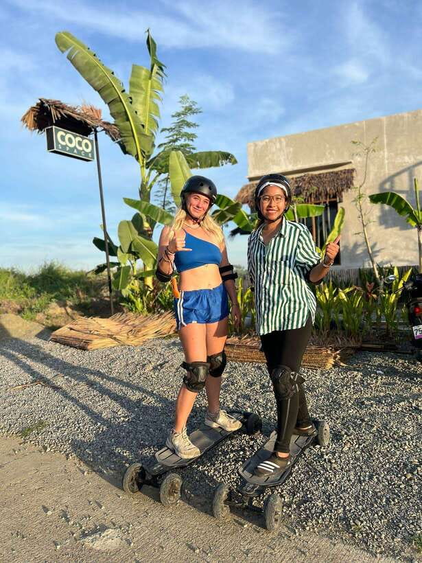 Siargao : Sunset 2 Hours Guided Electric Skate Experience - Coastal roads plus quiet stretches: the fun mix for first-timers