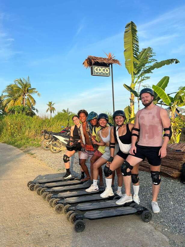 Siargao : Sunset 2 Hours Guided Electric Skate Experience - Gear and rules that keep it safe and comfortable