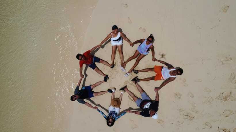 SIARGAO TRI-island DAKU/NAKED/GUYAM free drone/lunch - Naked Island: sandbar vibes, turquoise water, and a photo-friendly window