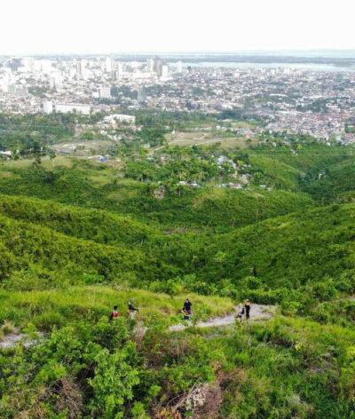 Trekking to see the beautiful view of Cebu City