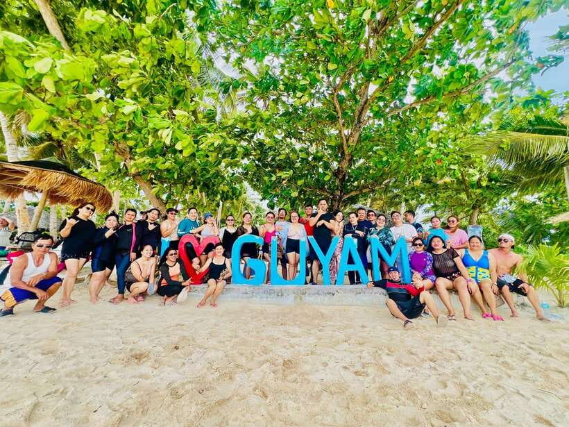 Tri island tour: Naked Island, Daku Island and Guyman Island - Guyam Island swimming and photo-stop focus
