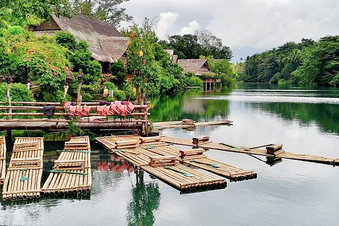 VILLA ESCUDERO DAY TOUR with Carabao Cart Ride and Bamboo from Manila - Pool time at Villa Escudero: the real decompression after activities
